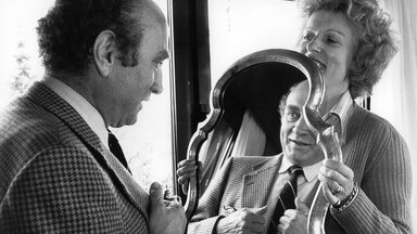 Otto Graf Lambsdorff mit seiner Ehefrau Alexandra