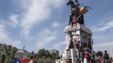 Protests in Santiago de Chile