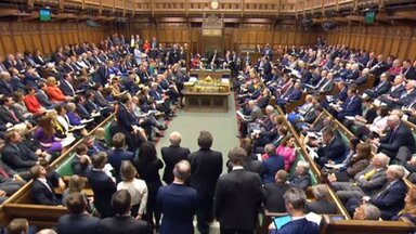 Blick ins Britische Unterhaus