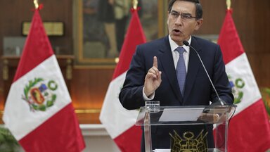 Peru's President Martin Vizcarra 