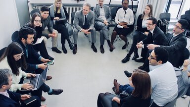 Diskussionsrunde bei der Youth Security Conference Munich 2020