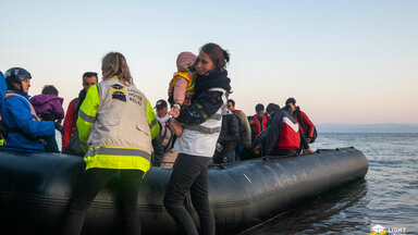 Flüchtlingslage auf Lesbos