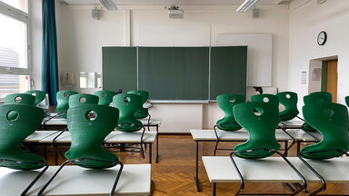 Leeres Klassenzimmer