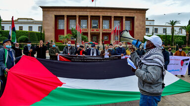 Marokko Protest Israel