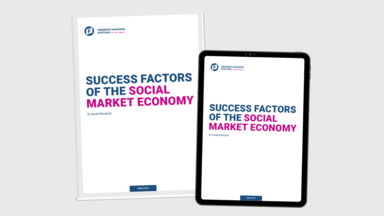 The analysis describes the historical development of the social market economy and its basic characteristics. The special role of smaller and medium-sized companies (the Mittelstand) and family businesses is also examined. The aim is to contribute to an understanding of the German "economic miracle" (German Wirtschaftswunder) and the economic order behind it – also against the background of the manifold state interventions during the Corona crisis.