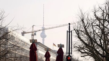 Baukran in Berlin-Mitte