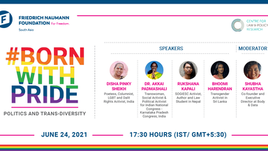 Born With Pride Event Poster