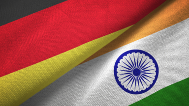 Indian and German Flag