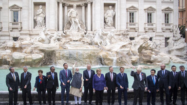 Staats- und Regierungschefs des G20-Gipfels während eines Fototermins 
