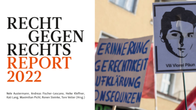 Buchcover Recht gegen Rechts Report 2022