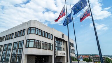 Slowakei: Das Parlamentsgebäude in Bratislava