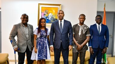 Audience au cabinet du Ministre Mamadou Touré