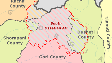 South Ossetia Map