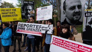 International rally in front of the Turkish Embassy