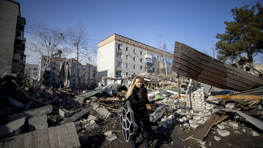 Zerstörung in der Ukraine