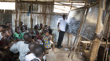 Eine Schule in Afrika