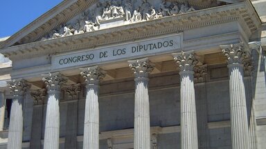 Congreso de los diputados, Madrid.