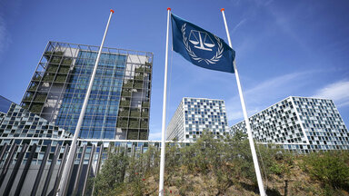 Außenansicht des Internationalen Strafgerichtshofs (IStGH)