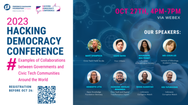 Hacking Democracy Conference EN Poster