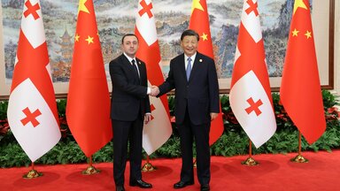 Prime Minister of Georgia Irakli Gharibashvili Meeting with the President of the People's Republic of China Xi Jinping