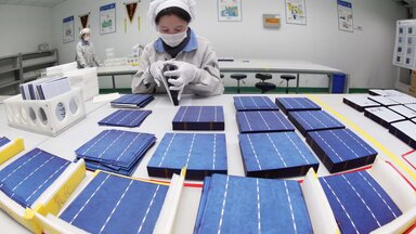 Solarfabrik in Jiangsu