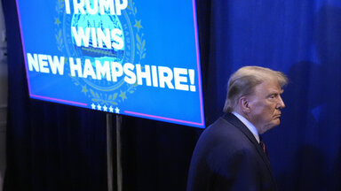 Der republikanische Präsidentschaftskandidat und frühere Präsident Donald Trump 