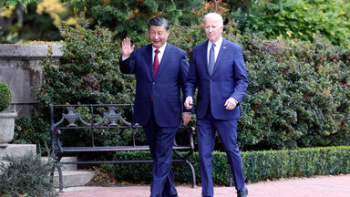 US-Präsident Joe Biden trifft sich mit Präsident Xi Jinping