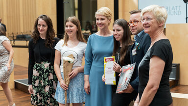 Preisverleihung Schülerzeitungswettbewerb Bundesrat