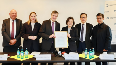 Tsai Ing-wen in FNF Berlin Office
