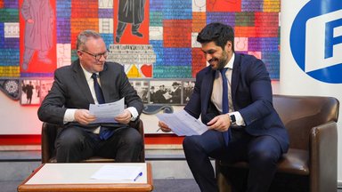 Dr.Hans-Dieter Holtzmann y Andrés Ojeda