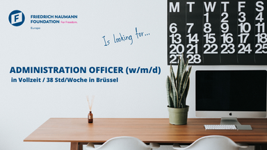 ADMINISTRATION OFFICER Brussels we are hiring