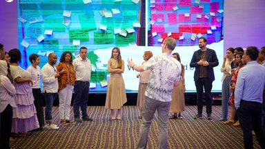 Participants coming from different nationalities and background exchanging their ideas and insight at The Power of Networks seminar @FNF Middle East and North Africa, July, 2026