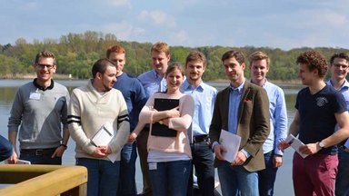 Neuaufgenommene Stipendiaten machen sich mit dem Stipendiatenleben vertrau