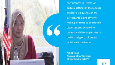 Strengthening NGOs, Azlina