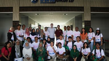 Foto Bersama di PT TransJakarta