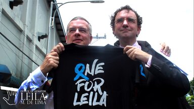 Unterwegs für Leila de Lima 