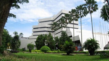 Der Hauptsitz des Verbands Südostasiatischer Nationen (ASEAN) in Jakarta, Indonesien