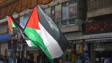Palästinensische Flaggen