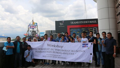 Workshop Demokrat Party on Climate Change and Sustainable Development, Trans Luxury Hotel - Bandung, 16-18 November 2017