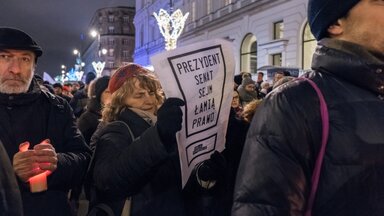 Warschau Demonstration