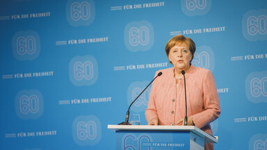 Kanselir Jerman, Angela Merkel pada Perayaan 60 Tahun Friedrich-Naumann-Stiftung für die Freiheit
