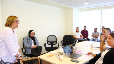 Mitarbeiter des unabhängigen Journalistennetzwerks „Arab Reporters for Investigative Journalism“ 