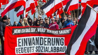 Fremdenfeindliche Demonstration 