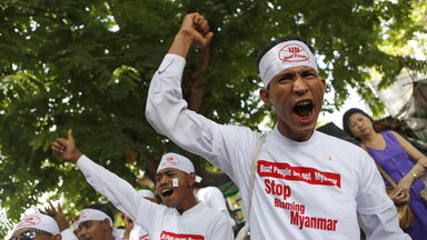 Buddhistische Nationalisten in Myanmar