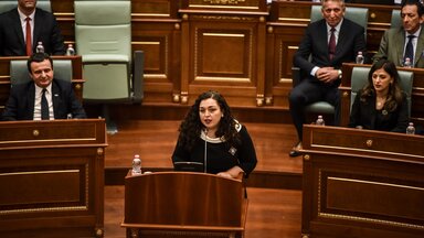 Präsidentin des Kosovo, Frau Osmani