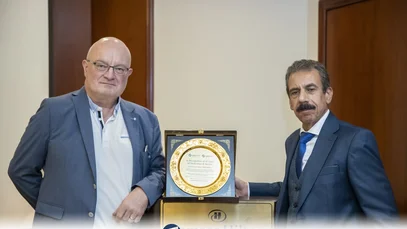 FNF-Regionaldirektor MENA Herr Jörg Dehnert und Herr Hani Abdel-Malak im Jahr 2024