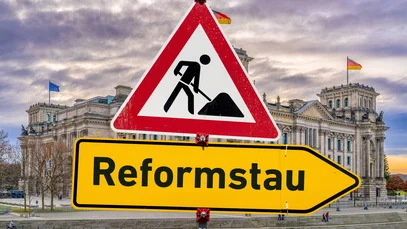 Symbolbild Reformstau in Deutschland