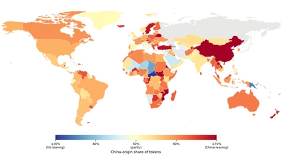China- vs US-origin Model Use by Country (August 2026)