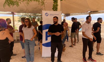 Junge palästinensische und israelische Start-uper des ME2.0 Forums im Jahr 2021