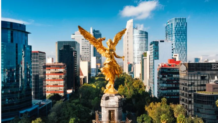 The Independence Angel in Mexico City
